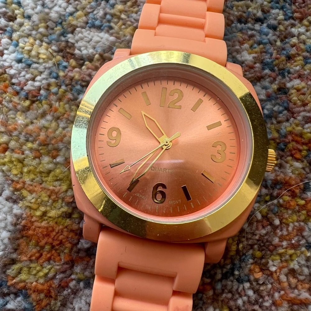 Anthropologie Rubber Jelly Watch
